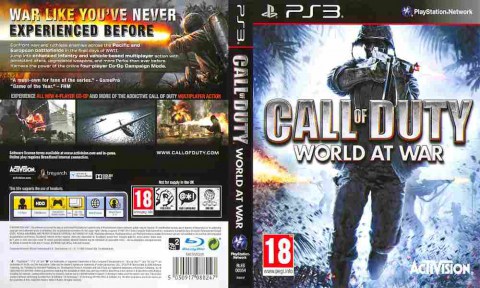 Игра CALL of DUTY World at war, Sony PS3, 172-118, Баград.рф